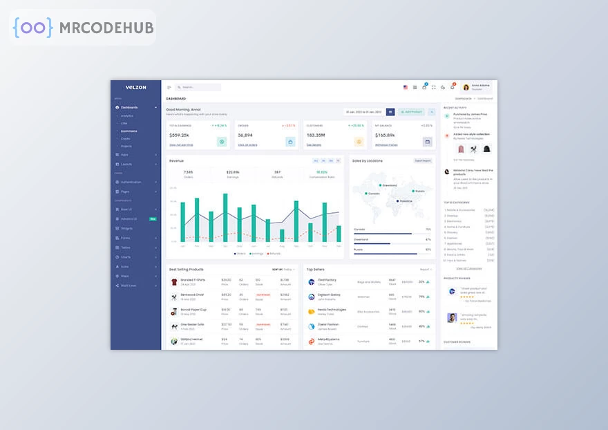 Velzon - Admin & Dashboard Template