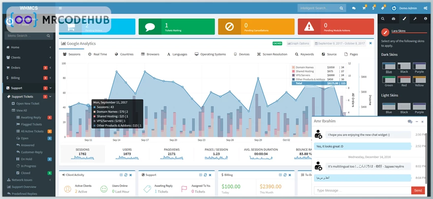 WHMCS Web Hosting Billing & Automation Platform