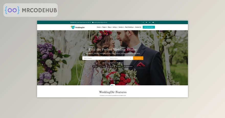 WeddingDir WordPress Theme