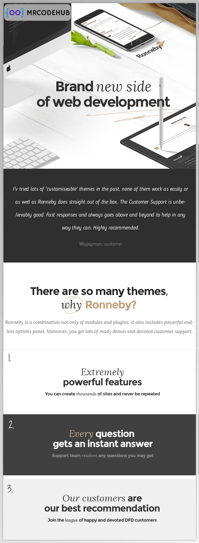 Ronneby WordPress Theme