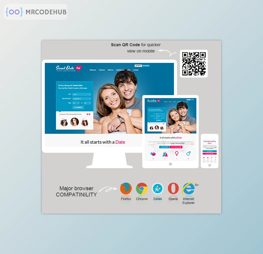 Sweet Date WordPress Theme