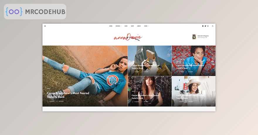 The Voux WordPress Theme