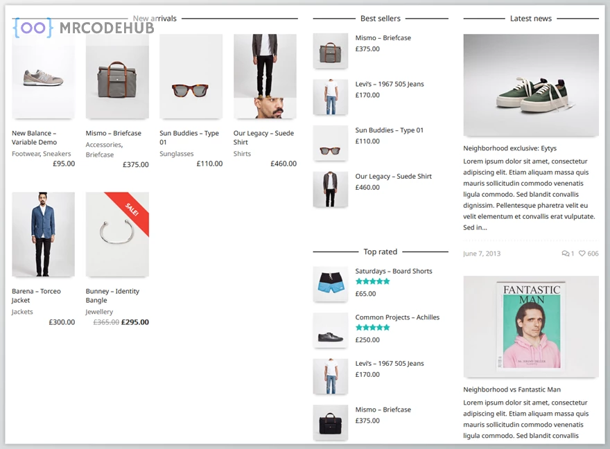 Neighborhood WooCommerce Theme