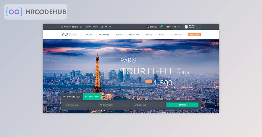 Love Travel WordPress Theme