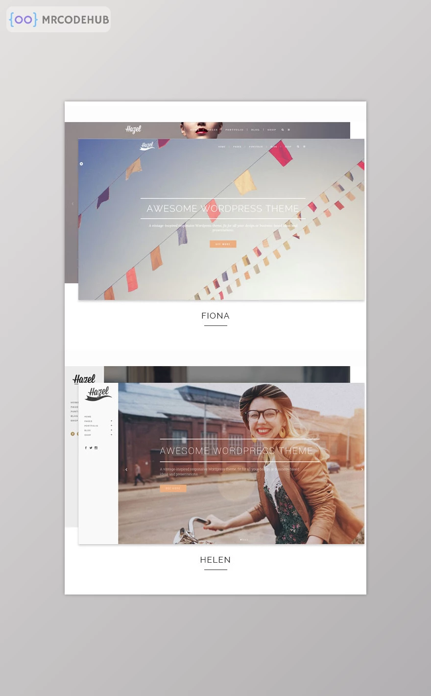 Hazel WordPress Theme